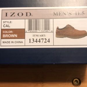 Izod men’s dress shoe size 11.5 memory foam NEW